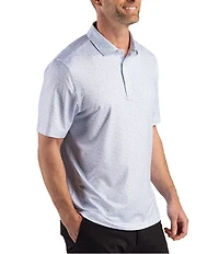 Cutter & Buck Big & Tall Performance Pike Fern Print Short Sleeve Polo Shirt