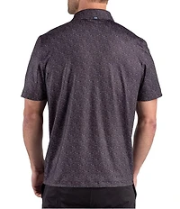 Cutter & Buck Big & Tall Performance Pike Fern Print Short Sleeve Polo Shirt