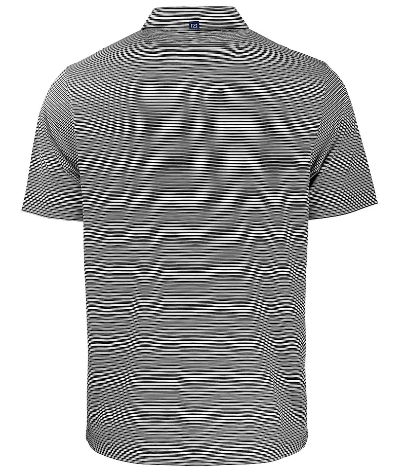 Cutter & Buck Big & Tall Performance Stretch Forge Eco Double Stripe Short Sleeve Polo Shirt