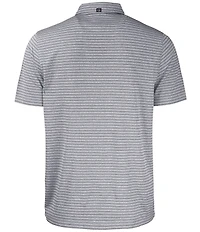 Cutter & Buck Big & Tall Performance Stretch Forge Eco Heather Stripe Short Sleeve Polo Shirt