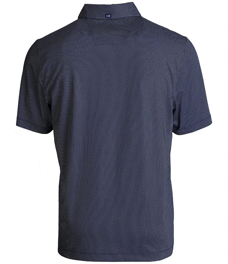 Cutter & Buck Big & Tall Performance Stretch Forge Eco Symmetry Print Sleeve Polo Shirt