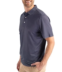 Cutter & Buck Big & Tall Performance Stretch Forge Eco Symmetry Print Sleeve Polo Shirt