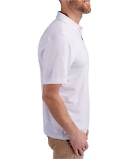 Cutter & Buck Big & Tall Performance Stretch Forge Eco Symmetry Print Sleeve Polo Shirt