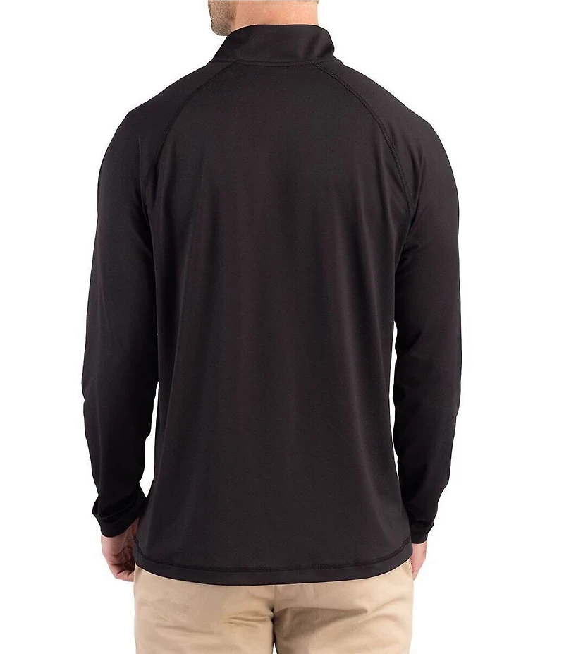 Cutter & Buck Big & Tall Prospect Featherlight Stretch Quarter Zip Pullover