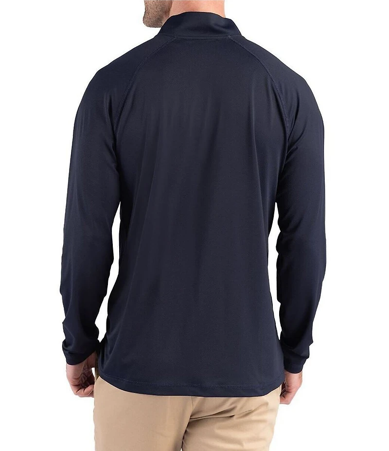 Cutter & Buck Big & Tall Prospect Featherlight Stretch Quarter Zip Pullover