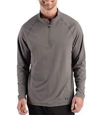 Cutter & Buck Big & Tall Prospect Featherlight Stretch Quarter Zip Pullover