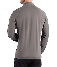Cutter & Buck Big & Tall Prospect Featherlight Stretch Quarter Zip Pullover