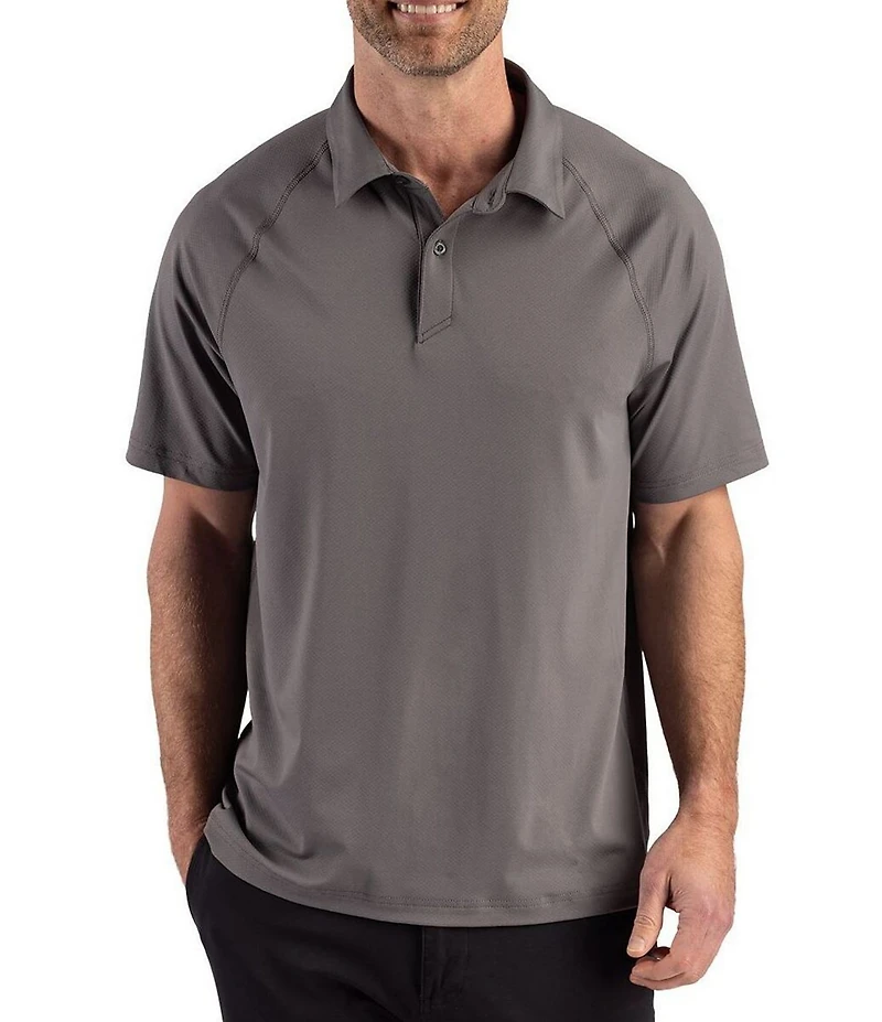 Cutter & Buck Big & Tall Prospect Recycled Featherweight Stretch Short Sleeve Polo Shirt