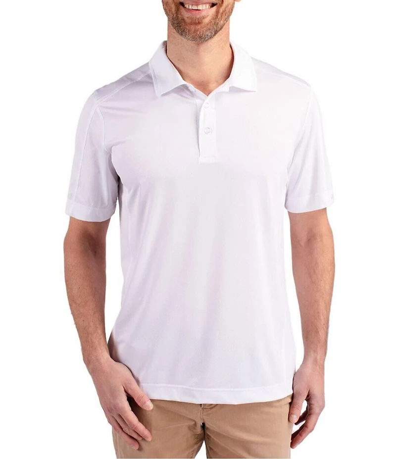 Cutter & Buck Big & Tall Prospect Textured Performance Stretch Short Sleeve Polo Shirt