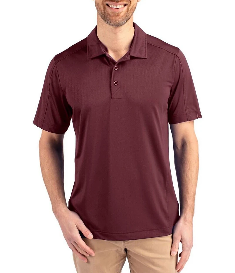 Cutter & Buck Big & Tall Prospect Textured Performance Stretch Short Sleeve Polo Shirt