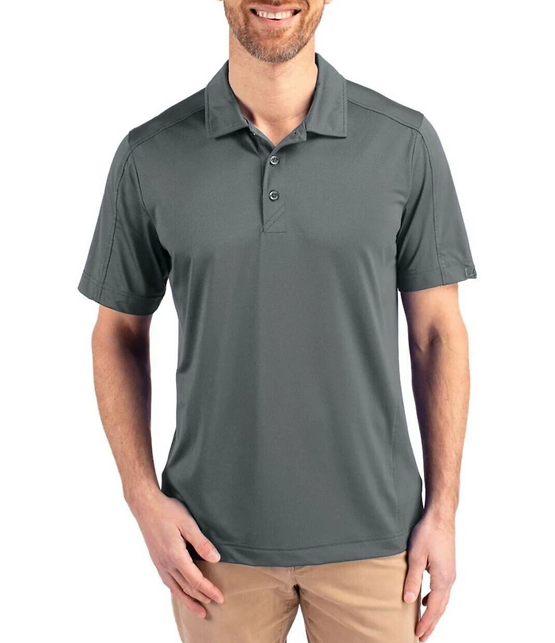 Cutter & Buck Big & Tall Prospect Textured Performance Stretch Short Sleeve Polo Shirt