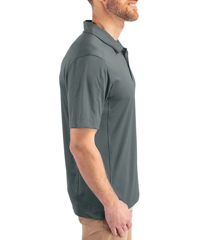 Cutter & Buck Big & Tall Prospect Textured Performance Stretch Short Sleeve Polo Shirt