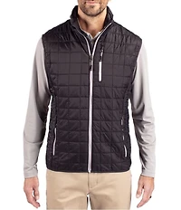 Cutter & Buck Big & Tall Rainier Packable Full-Zip Insulated Puffer Vest