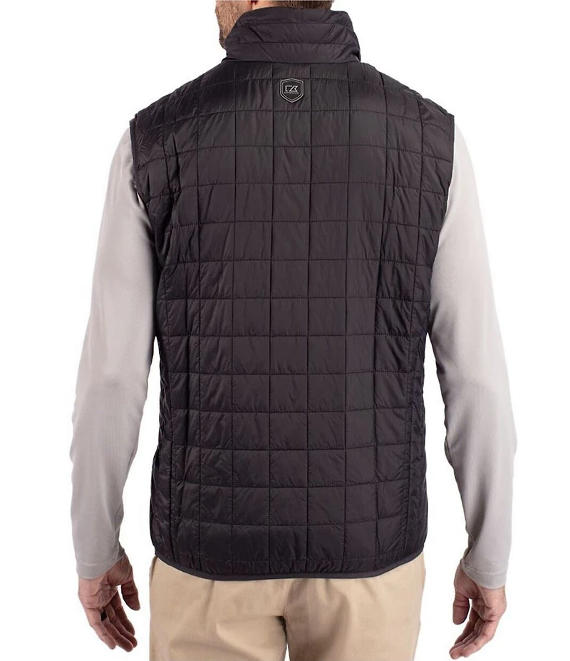 Cutter & Buck Big & Tall Rainier Packable Full-Zip Insulated Puffer Vest