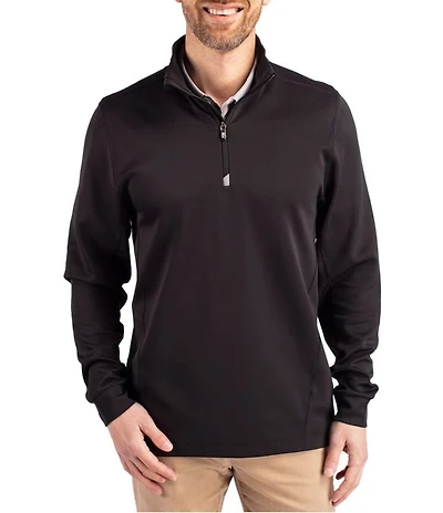 Cutter & Buck Big & Tall Traverse Performance Stretch Half-Zip Pullover