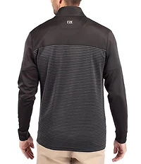 Cutter & Buck Big & Tall Traverse Stripe Quarter-Zip Pullover