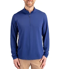Cutter & Buck Big & Tall Virtue Eco Pique Performance Stretch Quarter-Zip Pullover