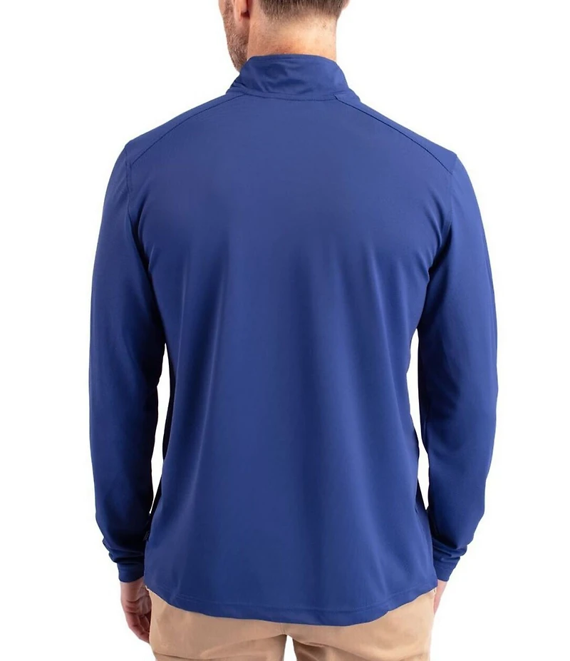 Cutter & Buck Big & Tall Virtue Eco Pique Performance Stretch Quarter-Zip Pullover