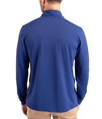 Cutter & Buck Big & Tall Virtue Eco Pique Performance Stretch Quarter-Zip Pullover