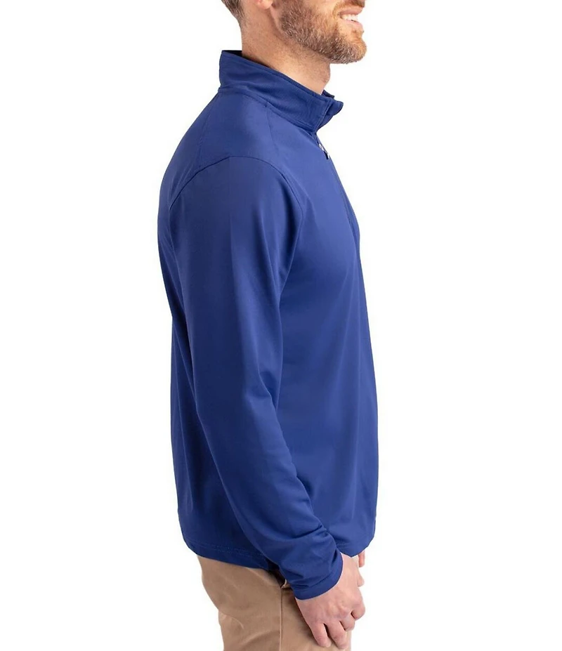 Cutter & Buck Big & Tall Virtue Eco Pique Performance Stretch Quarter-Zip Pullover