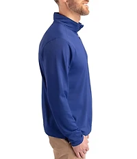 Cutter & Buck Big & Tall Virtue Eco Pique Performance Stretch Quarter-Zip Pullover