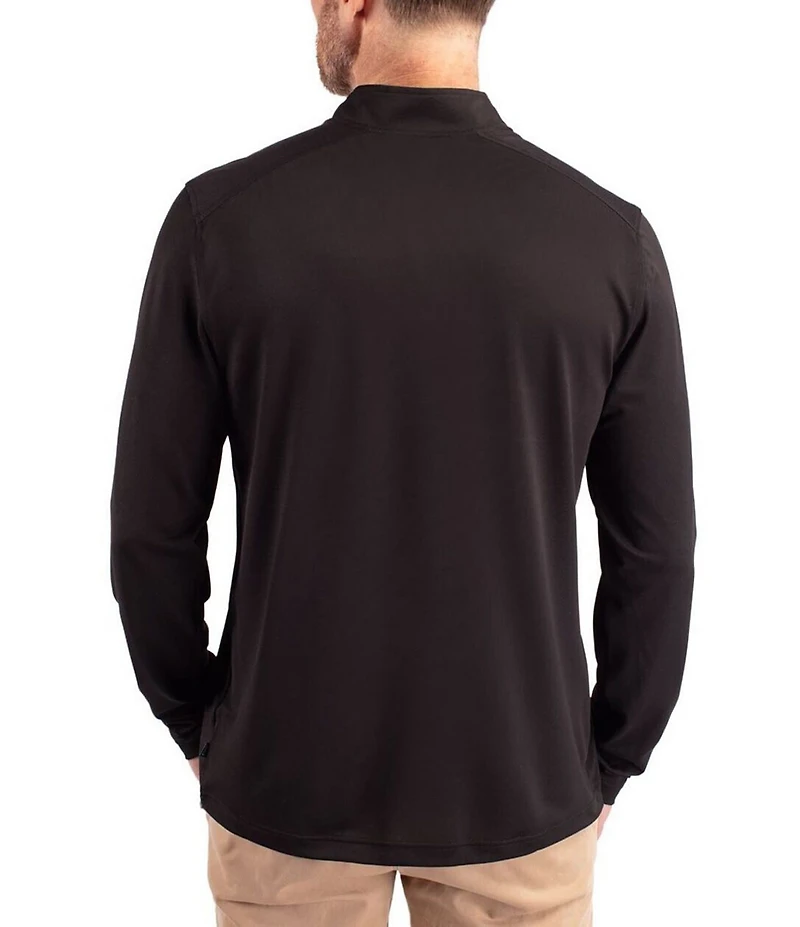Cutter & Buck Big & Tall Virtue Eco Pique Performance Stretch Quarter-Zip Pullover