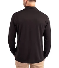 Cutter & Buck Big & Tall Virtue Eco Pique Performance Stretch Quarter-Zip Pullover
