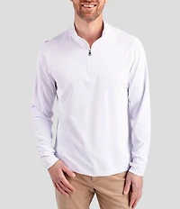 Cutter & Buck Big & Tall Virtue Eco Pique Performance Stretch Quarter-Zip Pullover