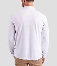 Cutter & Buck Big & Tall Virtue Eco Pique Performance Stretch Quarter-Zip Pullover