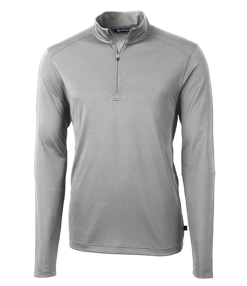 Cutter & Buck Big & Tall Virtue Eco Pique Performance Stretch Quarter-Zip Pullover