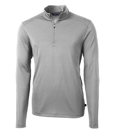Cutter & Buck Big & Tall Virtue Eco Pique Performance Stretch Quarter-Zip Pullover