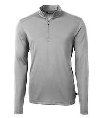 Cutter & Buck Big & Tall Virtue Eco Pique Performance Stretch Quarter-Zip Pullover