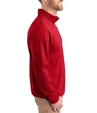 Cutter & Buck Big & Tall Virtue Eco Pique Performance Stretch Quarter-Zip Pullover