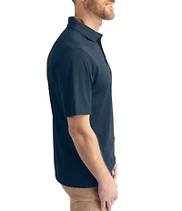 Cutter & Buck Big & Tall Virtue Eco Pique Performance Stretch Short-Sleeve Recycled Materials Polo Shirt