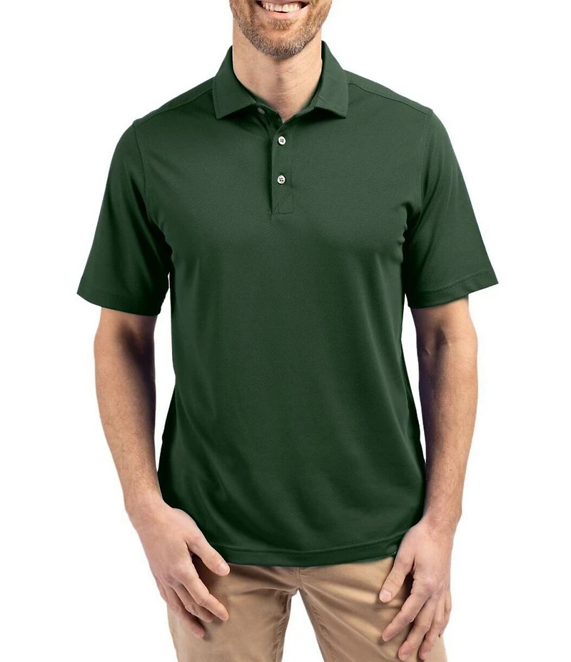 Cutter & Buck Big & Tall Virtue Eco Pique Performance Stretch Short-Sleeve Recycled Materials Polo Shirt