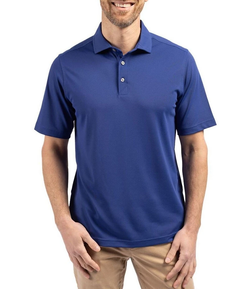 Cutter & Buck Big & Tall Virtue Eco Pique Performance Stretch Short-Sleeve Recycled Materials Polo Shirt