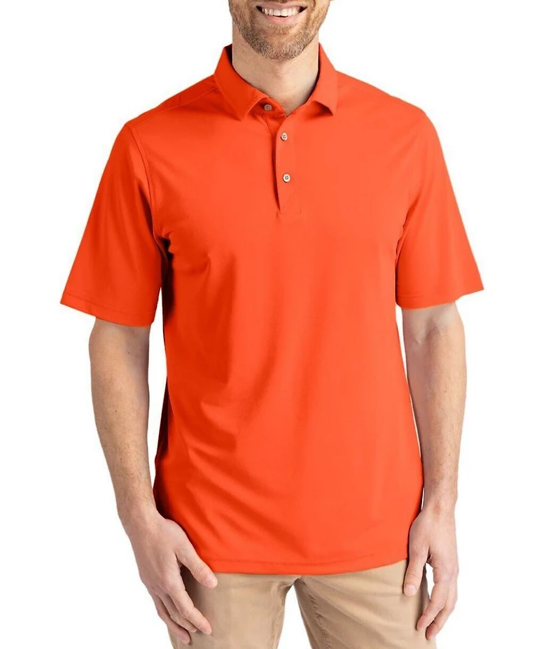 Cutter & Buck Big & Tall Virtue Eco Pique Performance Stretch Short-Sleeve Recycled Materials Polo Shirt
