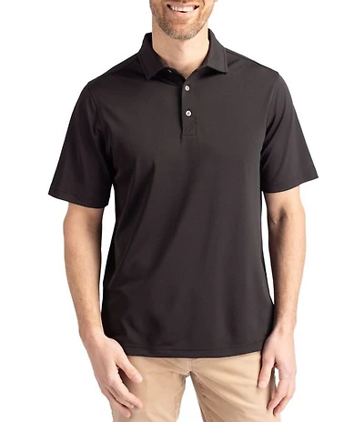 Cutter & Buck Big & Tall Virtue Eco Pique Performance Stretch Short-Sleeve Recycled Materials Polo Shirt