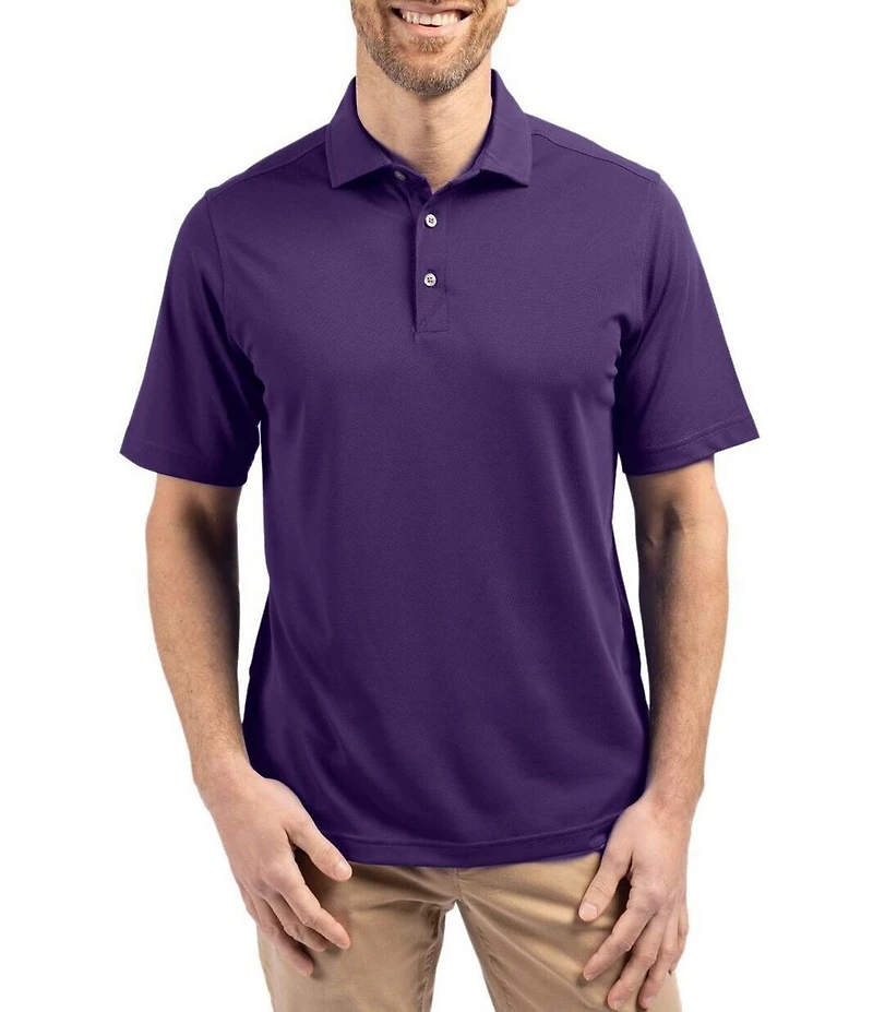 Cutter & Buck Big & Tall Virtue Eco Pique Performance Stretch Short-Sleeve Recycled Materials Polo Shirt