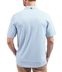 Cutter & Buck Big & Tall Virtue Eco Pique Stripe Short Sleeve Polo Shirt