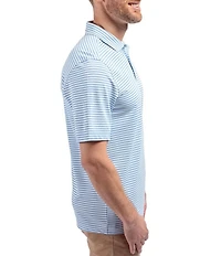 Cutter & Buck Big & Tall Virtue Eco Pique Stripe Short Sleeve Polo Shirt