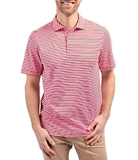 Cutter & Buck Big & Tall Virtue Eco Pique Stripe Short Sleeve Polo Shirt