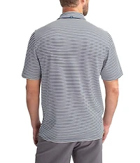 Cutter & Buck Big & Tall Virtue Eco Pique Stripe Short Sleeve Polo Shirt