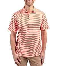 Cutter & Buck Big & Tall Virtue Eco Pique Stripe Short Sleeve Polo Shirt