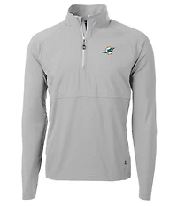 Cutter & Buck NFL AFC Adapt Eco Knit Stretch Hybrid Quarter-Zip Pullover