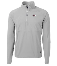 Cutter & Buck NFL AFC Adapt Eco Knit Stretch Hybrid Quarter-Zip Pullover