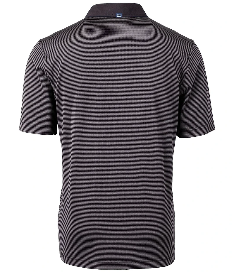 Cutter & Buck NFL AFC Eco Pique Performance Stretch Micro Stripe Short Sleeve Polo Shirt