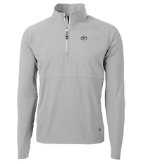 Cutter & Buck NFL NFC Adapt Eco Knit Stretch Hybrid Quarter-Zip Pullover