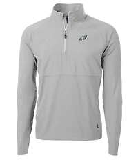 Cutter & Buck NFL NFC Adapt Eco Knit Stretch Hybrid Quarter-Zip Pullover