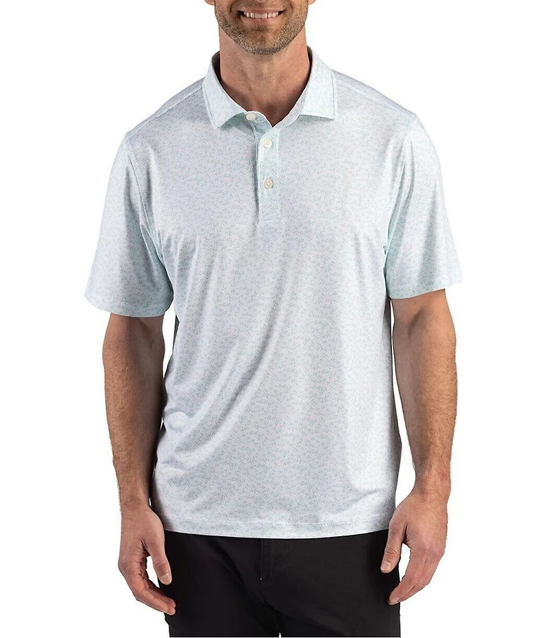 Cutter & Buck Pike Fern Print Polo